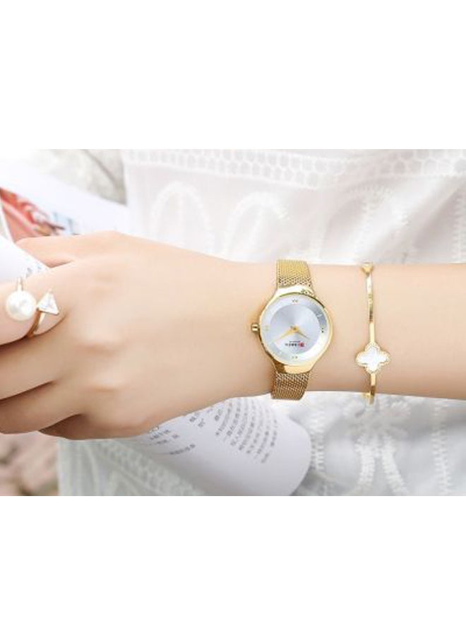 CURREN - women Blanche Water Resistant Analog Watch 9028 - 30 mm - Gold - Image 1
