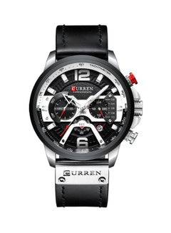 Water Resistant Chronograph Watch 8329 - 54 mm - Black