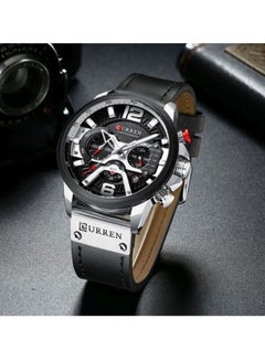 CURREN Water Resistant Chronograph Watch 8329 - 54 mm - Black  - Image 3
