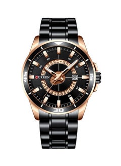 Stainless Steel Analog Watch 8359 - 50 mm - Black