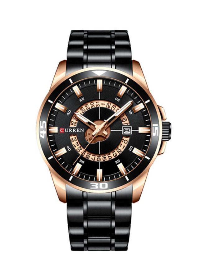 CURREN - Stainless Steel Analog Watch 8359 - 50 mm - Black - Image 1