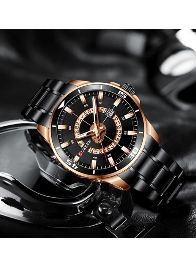 CURREN - Stainless Steel Analog Watch 8359 - 50 mm - Black - Image 1