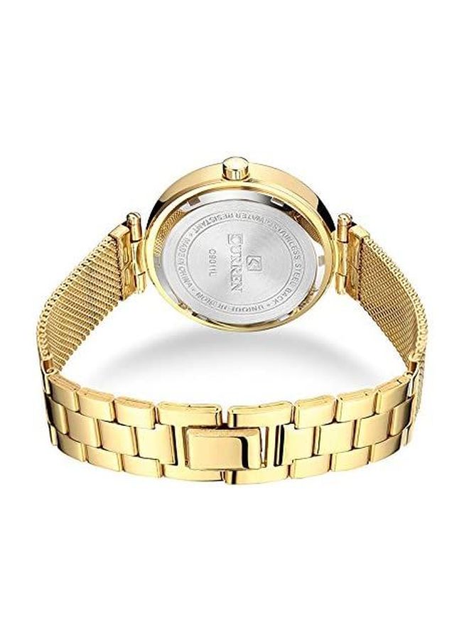 CURREN - Women's Water Resistant Analog Watch 9011 - 35 mm - Rose Gold - Image 1