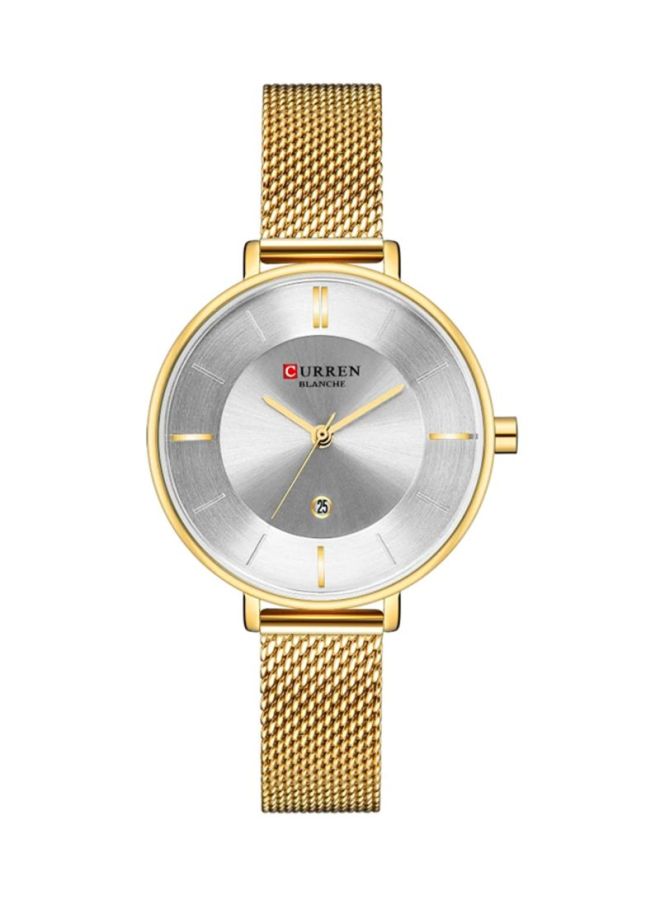 CURREN - girls Stainless Steel Analog Watch C9037L-6 - 30 mm - Gold - Image 1