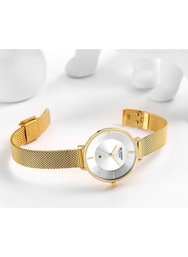 CURREN - girls Stainless Steel Analog Watch C9037L-6 - 30 mm - Gold - Image 1