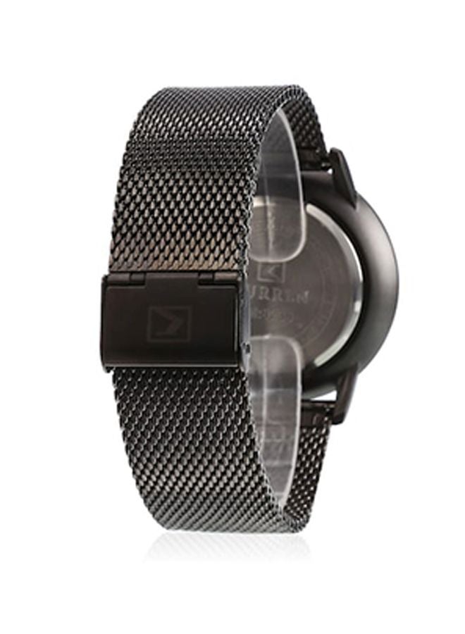 CURREN Men's Water Resistant Analog Watch 	8238 - 48 mm - Silver - Image 2