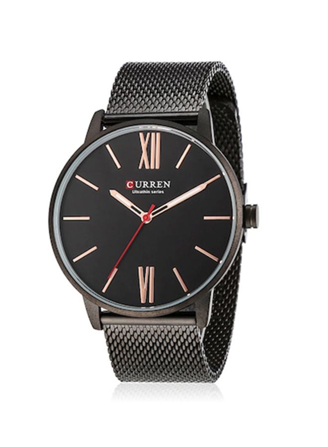 CURREN Men's Water Resistant Analog Watch 	8238 - 48 mm - Silver - Image 5