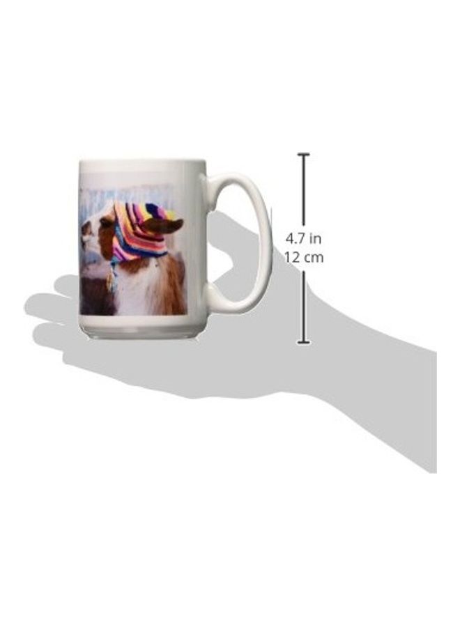 3DROSE Sheep Printed Mug White/Brown  - Image 2