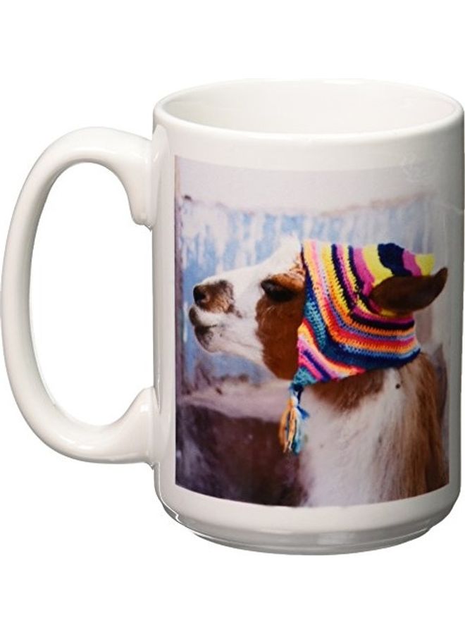 3DROSE Sheep Printed Mug White/Brown  - Image 3