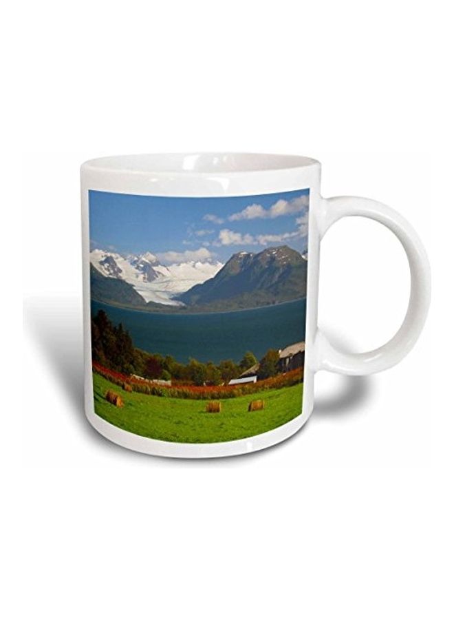 3Dروز مج من السيراميك بطبعة متعدد الألوان