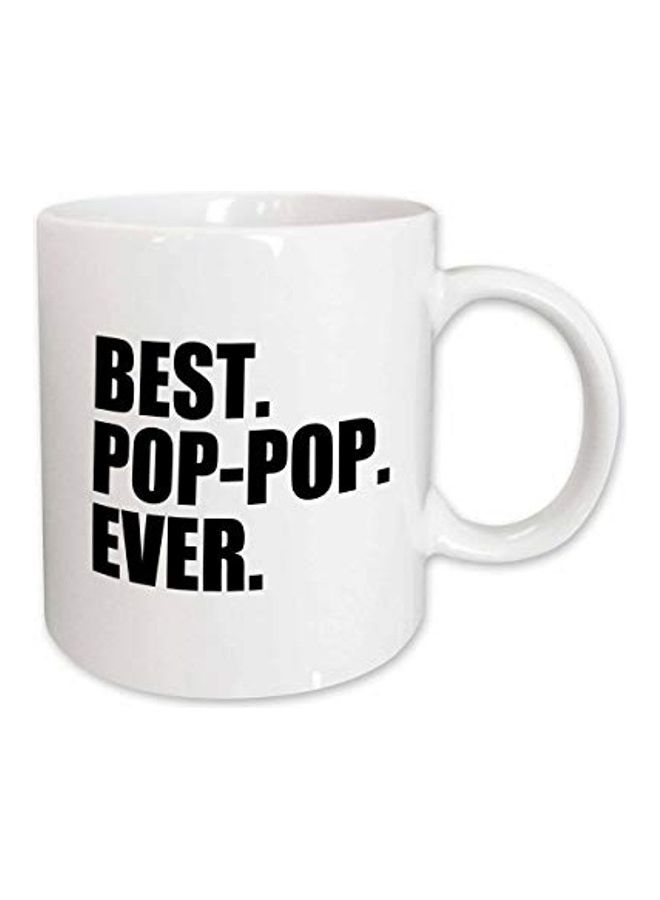 3DROSE Grandpa Nicknames Text Family Gifts Ceramic Mug White  - Image 1