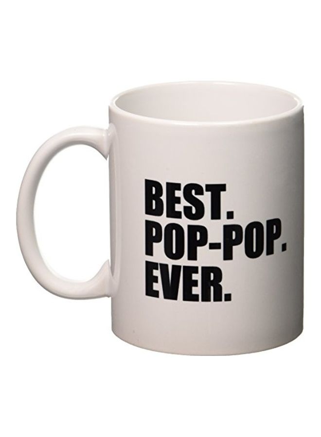 3DROSE Grandpa Nicknames Text Family Gifts Ceramic Mug White  - Image 2