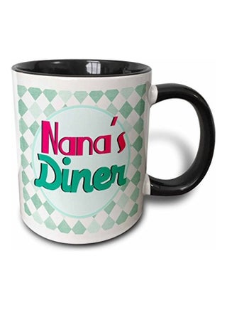 Nanas Diner Printed Mug Black/Green - v1611576187/N43933596A_1