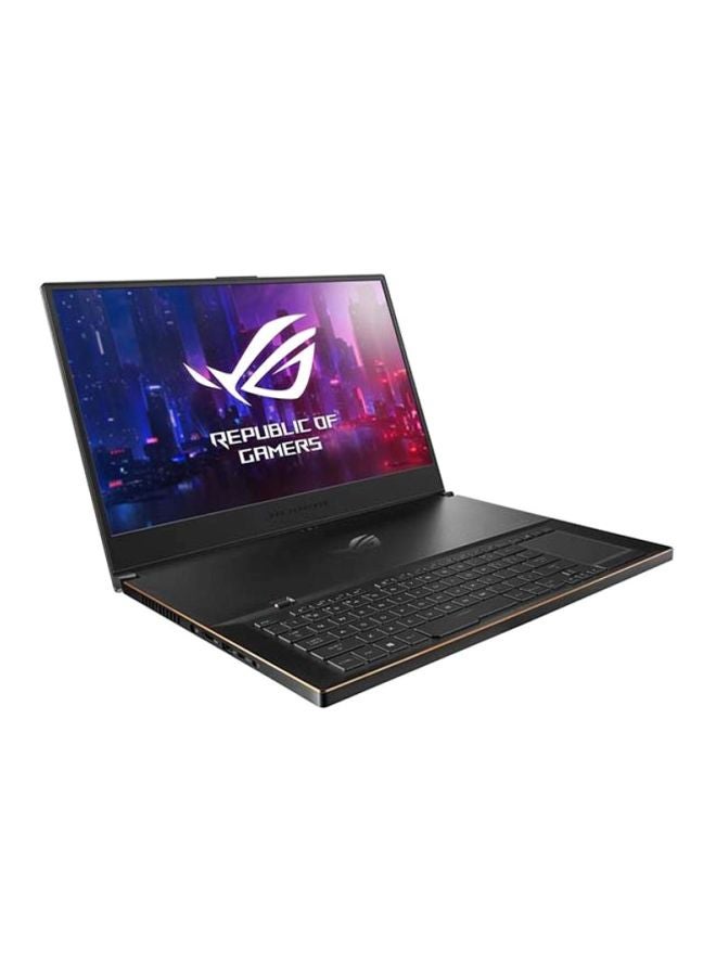 أسوس - لابتوب روج زيفروس S GX701GXR للألعاب بشاشة مقاس 17.3 بوصة ومعالج كور i7 وذاكرة رام سعة 32 جيجابايت ومحرك أقراص SSD ‏سعة 1 تيرابايت وبطاقة رسومات إنفيديا جي فورس RTX 2080Q سعة ‏8 جيجابايت معدن أسود - Image 1