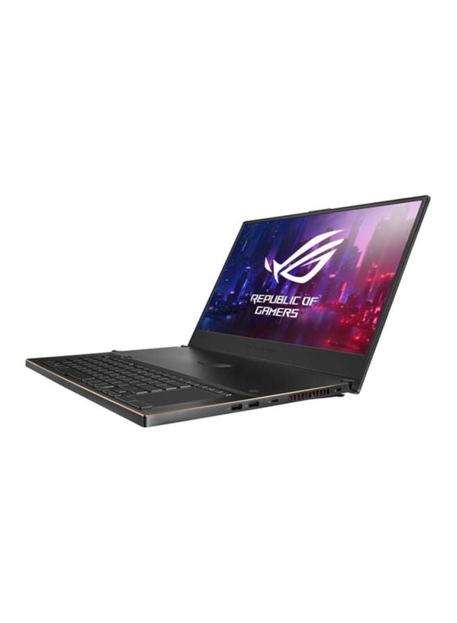 أسوس - لابتوب روج زيفروس S GX701GXR للألعاب بشاشة مقاس 17.3 بوصة ومعالج كور i7 وذاكرة رام سعة 32 جيجابايت ومحرك أقراص SSD ‏سعة 1 تيرابايت وبطاقة رسومات إنفيديا جي فورس RTX 2080Q سعة ‏8 جيجابايت معدن أسود - Image 1