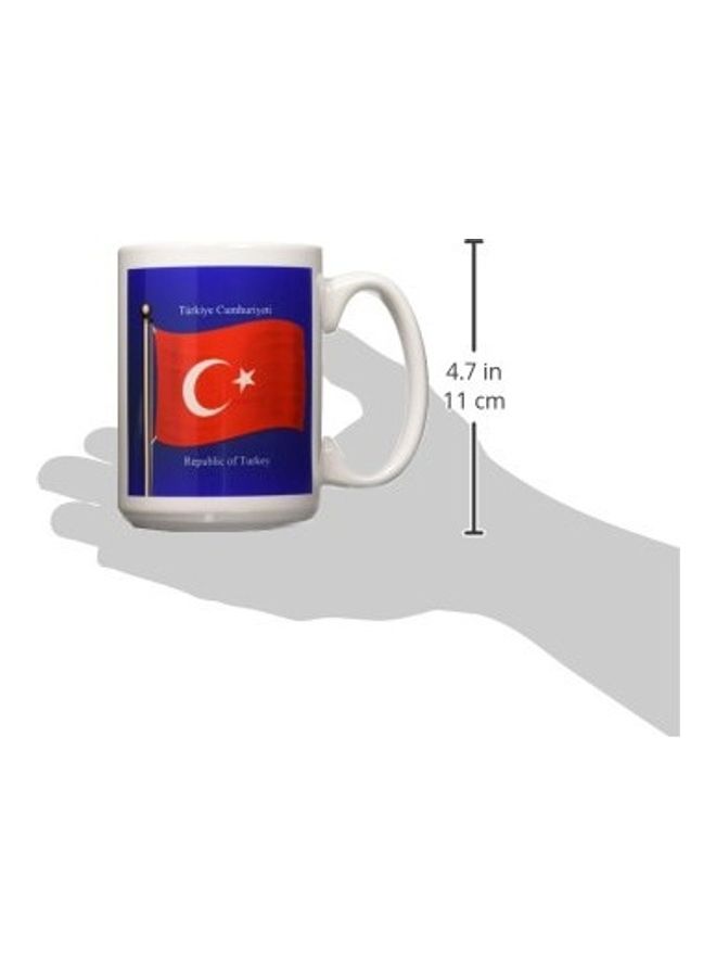 3Dروز مج من السيراميك بطبعة متعدد الألوان - Image 2