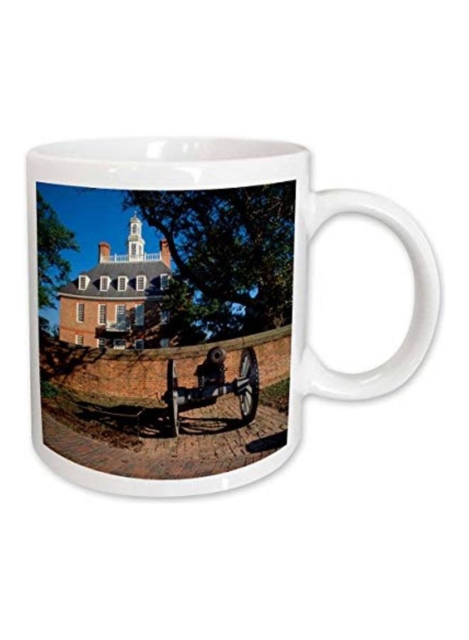 3Dروز مج مطبوع عليه صورة قصر الحاكم في ويليامزبرغ بولاية فرجينيا سيراميك - Image 1