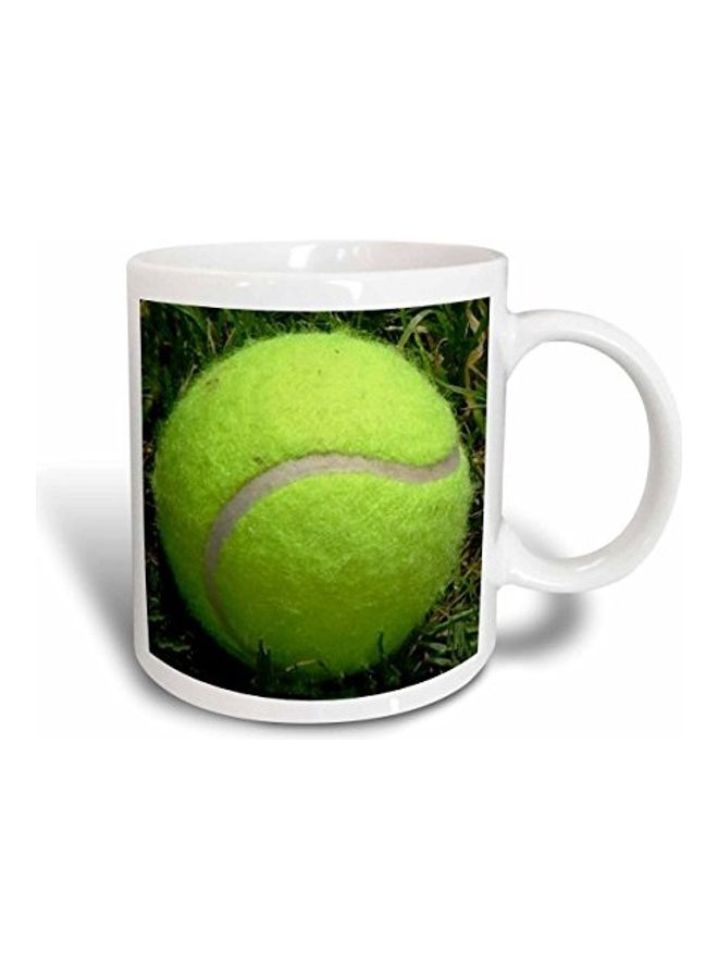 3DROSE Tennis  Photo In The  Ceramic Mug White