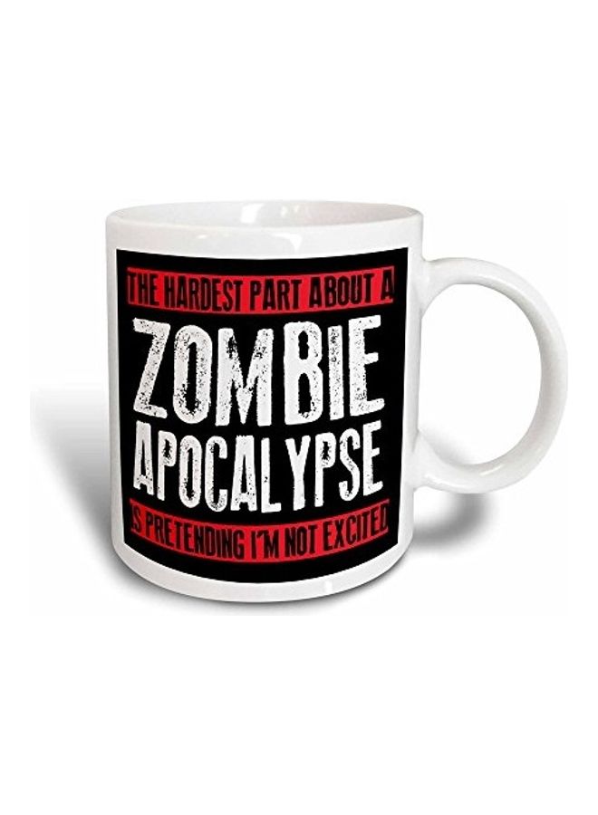 3DROSE The Hardest Part About A Zombie Apocalypse Magic Transforming Mug Multicolour - Image 1