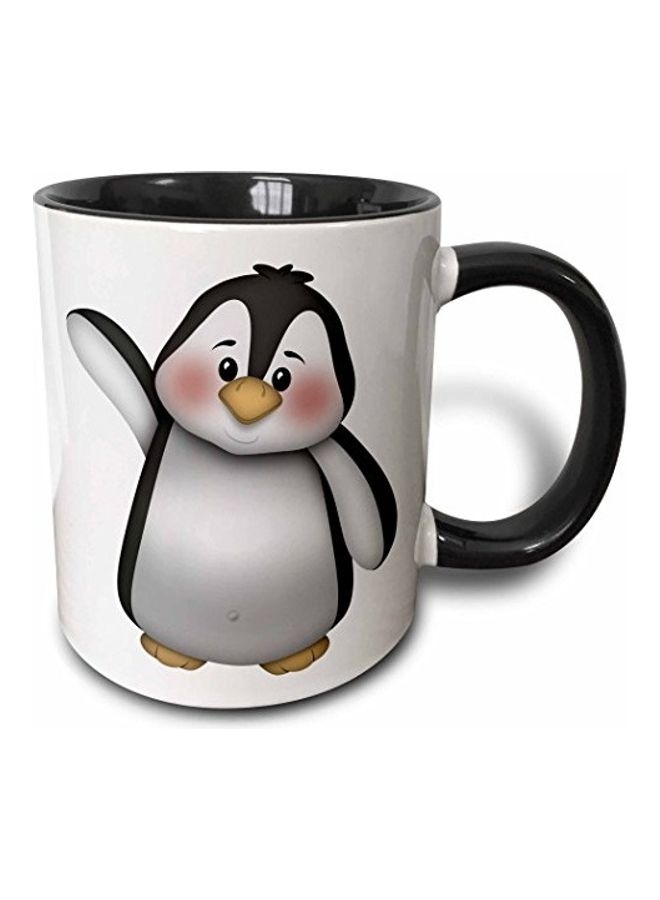 3Dروز مج بطبعة بطريق يلوح متعدد الألوان