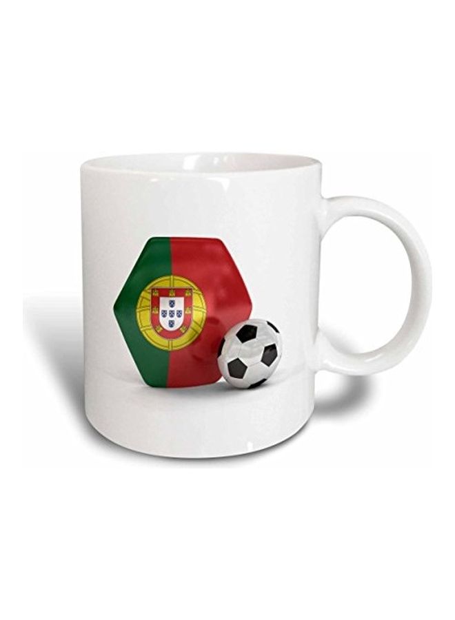 مج قهوة بطبعة رسمة ثلاثية الأبعاد متعدد الألوان