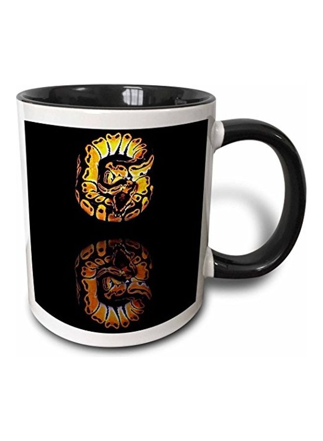 3DROSE Ball Python Two Tone Mug Multicolour