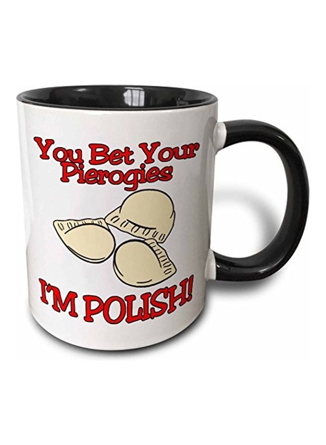 3DROSE 3D Painted Coffee Mug Red/Yellow/Black