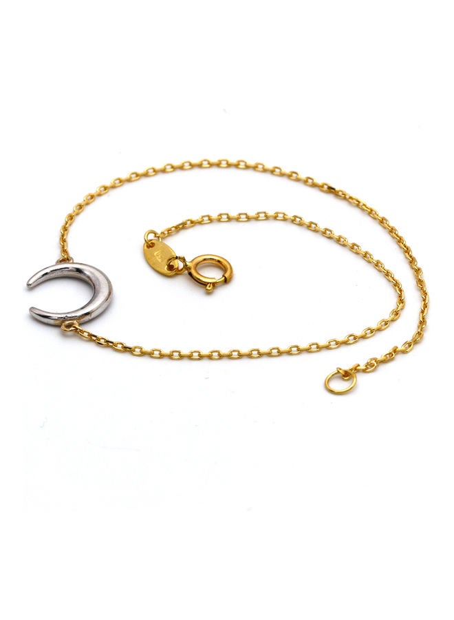 Gold Zone 18k Gold Moon Bracelet  - Image 1