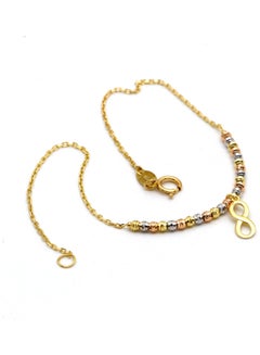 Gold Zone 18k Gold Infinity 4404 Bracelet  - Image 2