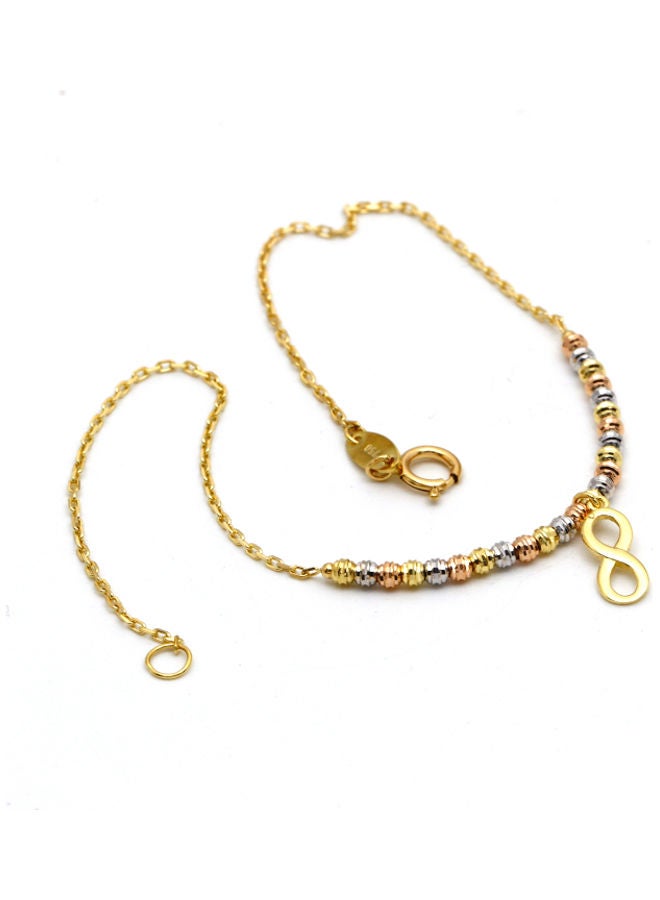 Gold Zone 18k Gold Infinity 4404 Bracelet  - Image 2