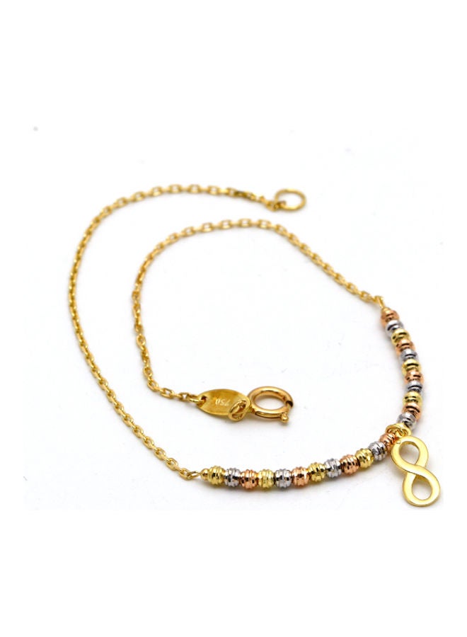 Gold Zone 18k Gold Infinity 4404 Bracelet  - Image 3