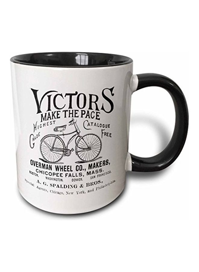 3Dروز مج من السيراميك بطبعة متعدد الألوان