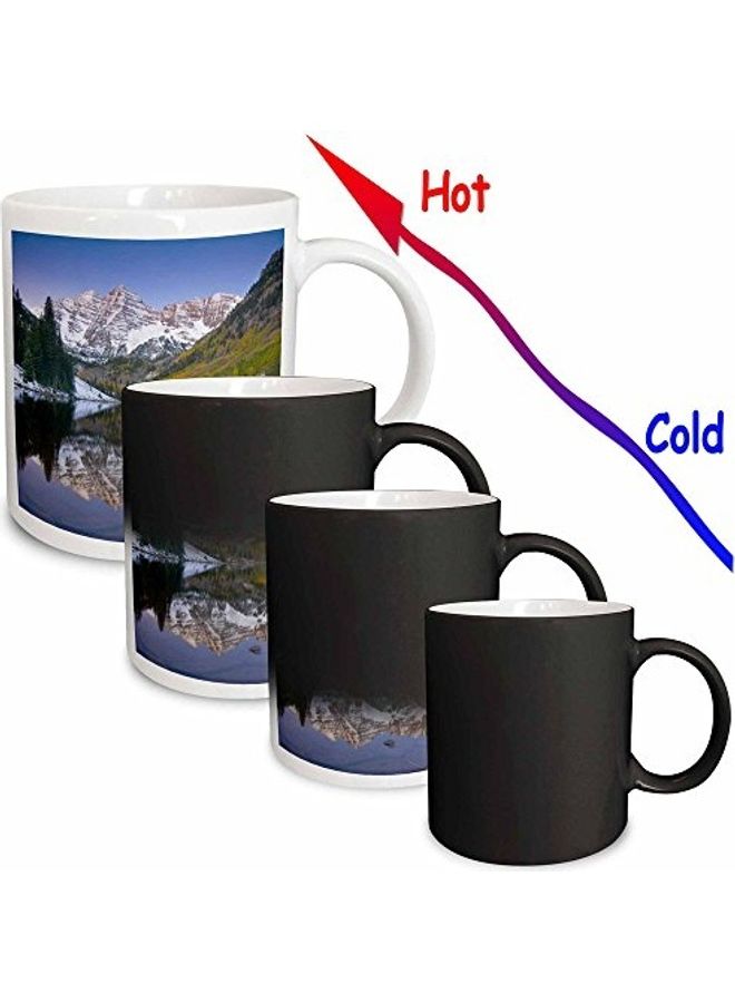 3DROSE Colorado, Rocky Mountains, Aspen, Maroon Bells  Magic Transforming Mug Multicolour - Image 3