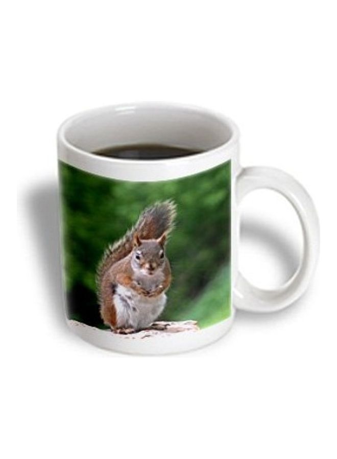 3DROSE Squirrel Printed Ceramic Coffee Mug Multicolour - Image 3
