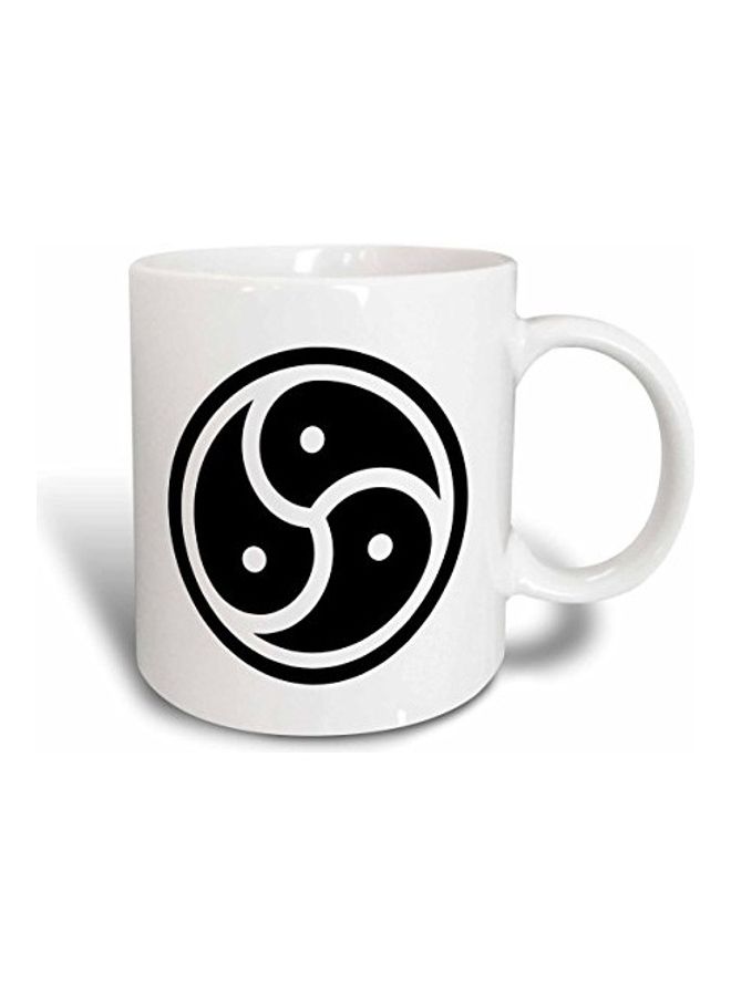 3DROSE Bsdm Symbol Printed Mug White/Black - Image 1