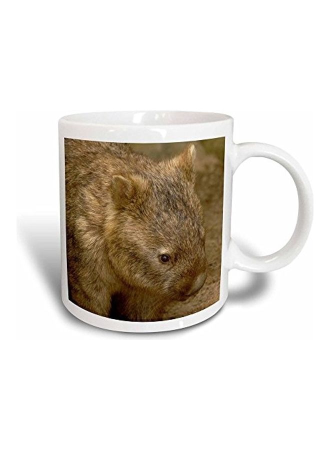 3DROSE Mug Brown/White - Image 1