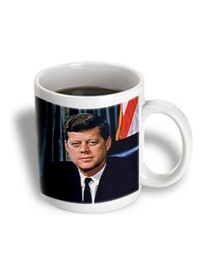 3Dروز مج من السيراميك أبيض - Image 2