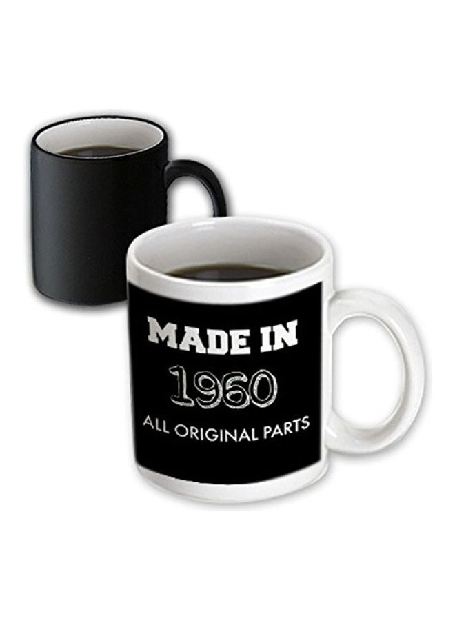 3DROSE Made In 1940 Print Background Mug White/Black - Image 3