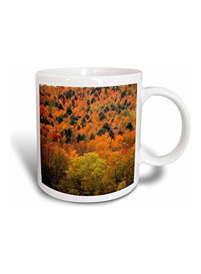 مج قهوة بطبعة رسمة ثلاثية الأبعاد متعدد الألوان