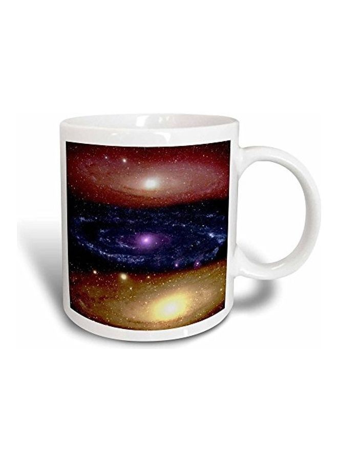 3Dروز مج قهوة بطبعة رسمة ثلاثية الأبعاد متعدد الألوان