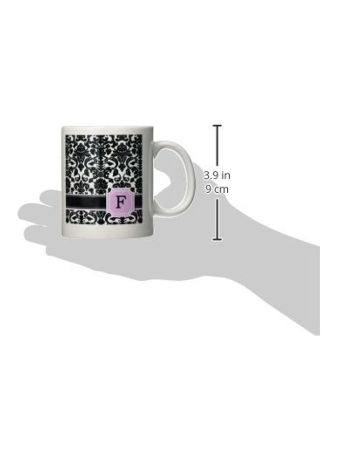3DROSE 3D Painted Coffee Mug Black/Purple/White - Image 2