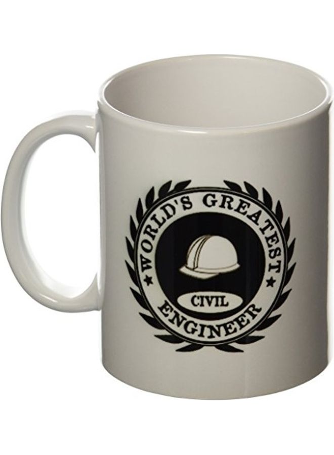 3DROSE Worlds Greatest Civil Engineer Award Ceramic Mug Multicolour  - Image 2