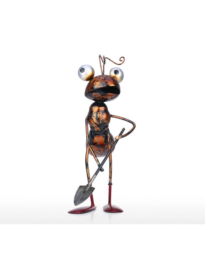 توراتس تمثال منحوت للمكتب على شكل نملة بلون قهوة 12.6بوصة - Image 1