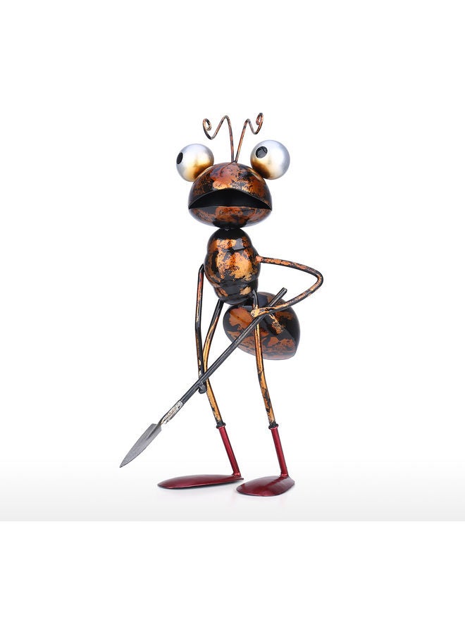 توراتس تمثال منحوت للمكتب على شكل نملة بلون قهوة 12.6بوصة - Image 2