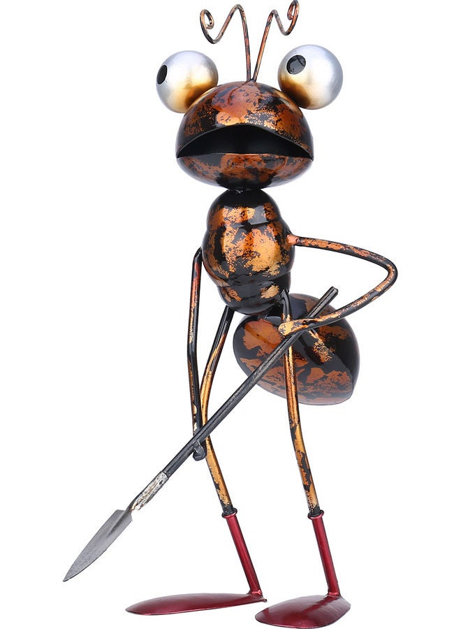 توراتس تمثال منحوت للمكتب على شكل نملة بلون قهوة 12.6بوصة - Image 3