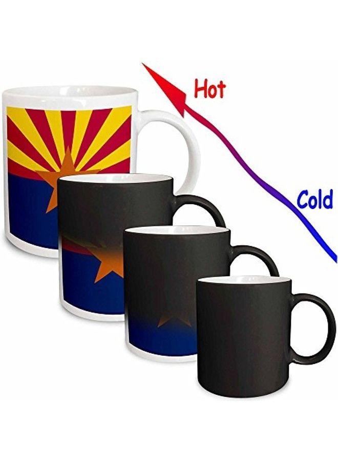 3DROSE State Flag of Arizona Magic Transforming Mug Multicolour - Image 3