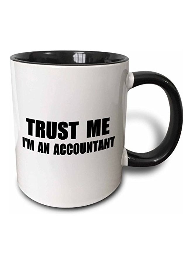 3DROSE Trust Me I'M An Accountant Printed Mug Black 