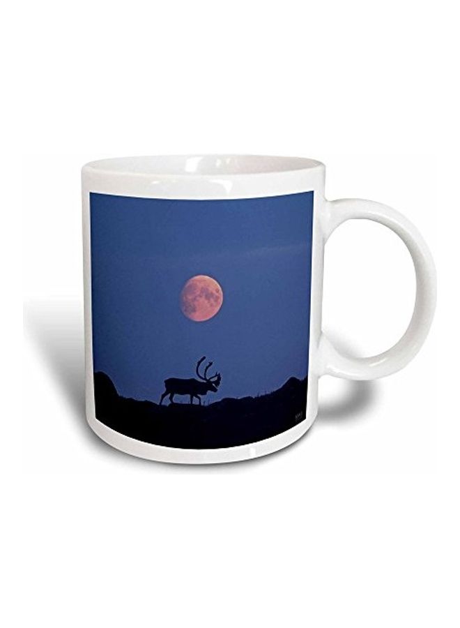 3Dروز مج للقهوة بطبعة كاريبو الأرض القاحلة متعدد الألوان - Image 1