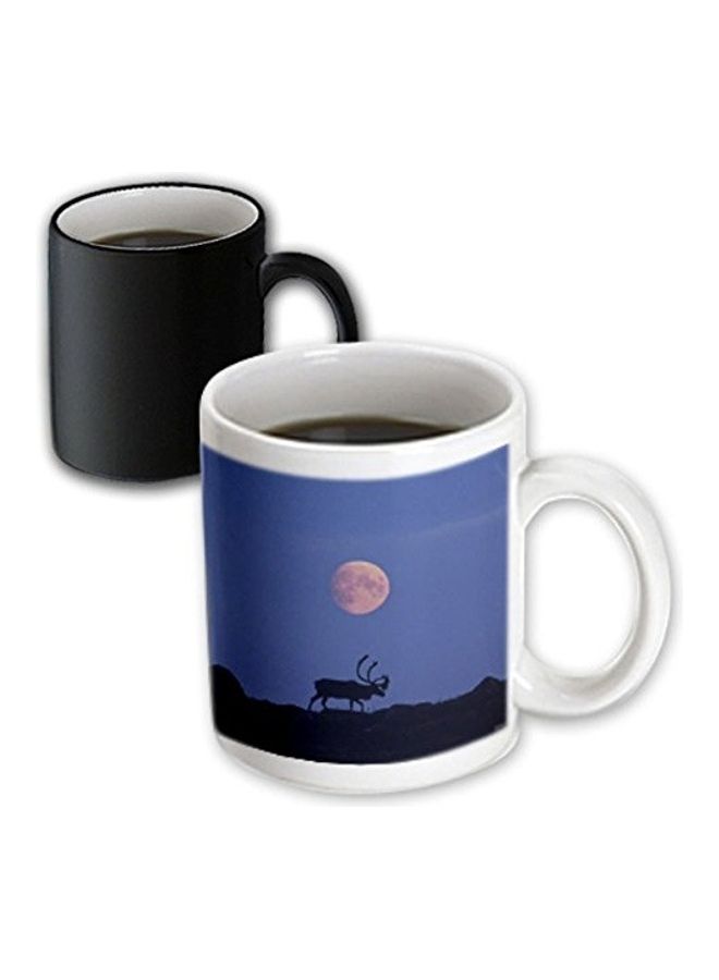 3Dروز مج للقهوة بطبعة كاريبو الأرض القاحلة متعدد الألوان - Image 3