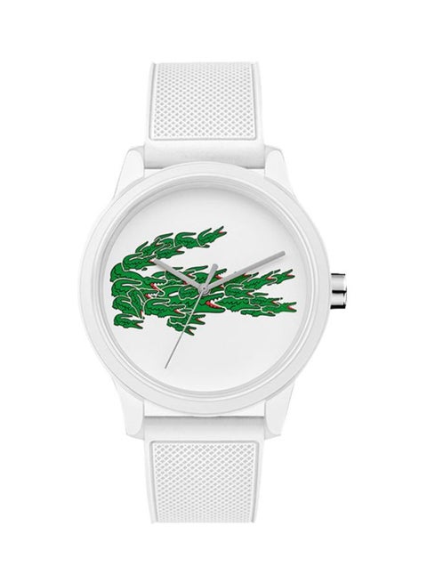 Men's Lacoste.12.12 Water Resistant Analog Watch 2011039 - 42 mm - White
